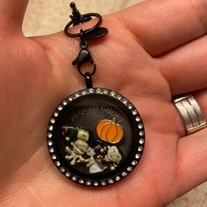 Halloween Origami Owl Necklace